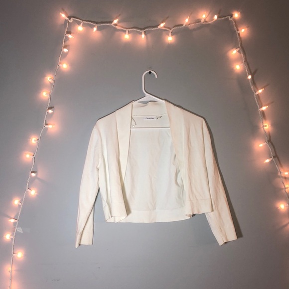 Calvin Klein Sweaters - calvin klein white sweater